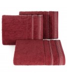 Ręcznik bawełna Pola 70x140 bordowy