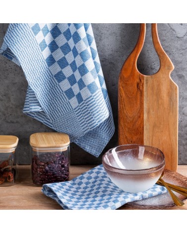 Komplet ściereczek kuchennych 50x70 x2 szt Mauro niebieski Eurofirany