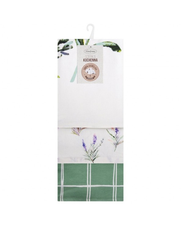Komplet ściereczek kuchennych 50x70 x3 szt Lavender fioletowy Eurofirany