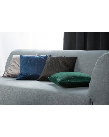 Poszewka velvet 45x45 Ariadna ciemnozielona Eurofirany