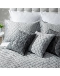 Poszewka velvet 50x70 Blink 43 srebrna Eurofirany