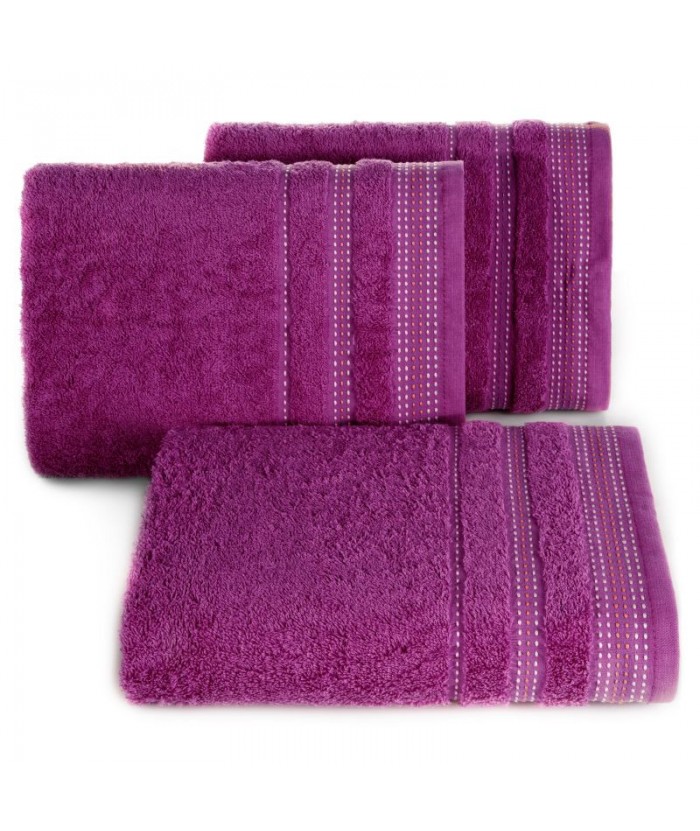 Ręcznik bawełna Pola 70x140 liliowy