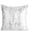 Poszewka velvet 45x45 Elise biała/srebrna Eurofirany