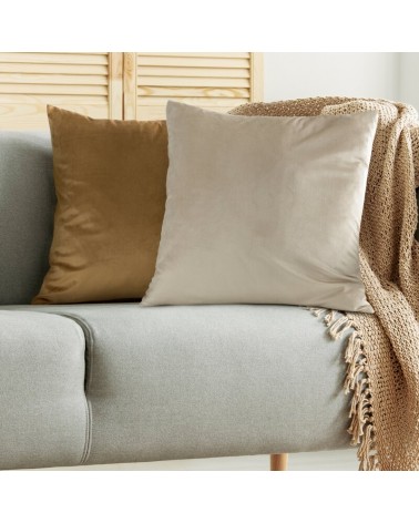 Poszewka velvet 45x45 Gaja 1 ciemnomiętowa Eurofirany