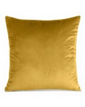 Poszewka velvet 45x45 Gaja 1 musztardowa Eurofirany