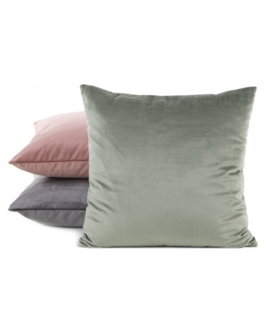 Poszewka velvet 45x45 Gaja 1 pudrowa Eurofirany