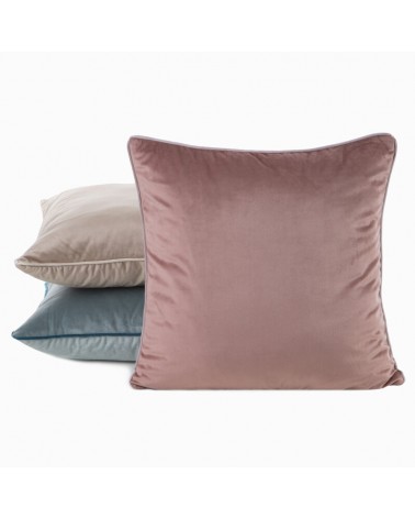 Poszewka velvet 45x45 Gaja 2 granatowa Eurofirany