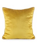 Poszewka velvet 60x60 Gaja 2 musztardowa Eurofirany