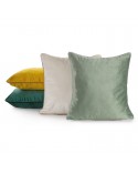 Poszewka velvet 60x60 Gaja 2 pudrowa Eurofirany