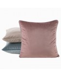 Poszewka velvet 60x60 Gaja 2 pudrowa Eurofirany