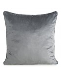 Poszewka velvet 60x60 Gaja 2 stalowa Eurofirany