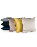 Poszewka velvet 45x45 Madie granatowa Eurofirany