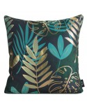 Poszewka velvet 45x45 Malta czarna/złota Eurofirany