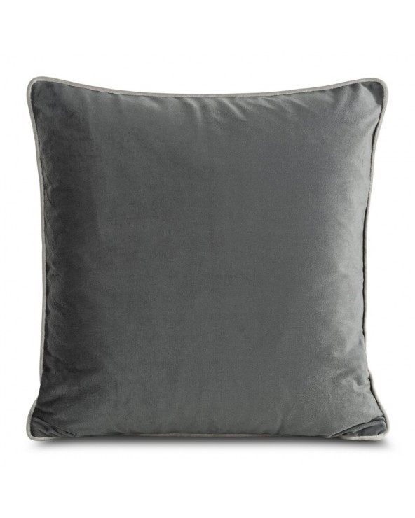 Poszewka velvet 60x60 Melia stalowa Eurofirany