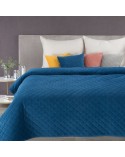 Poszewka velvet 45x45 Milo granatowa Eurofirany