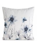 Poszewka minky 45x45 Mink 37 biała/granatowa Eurofirany