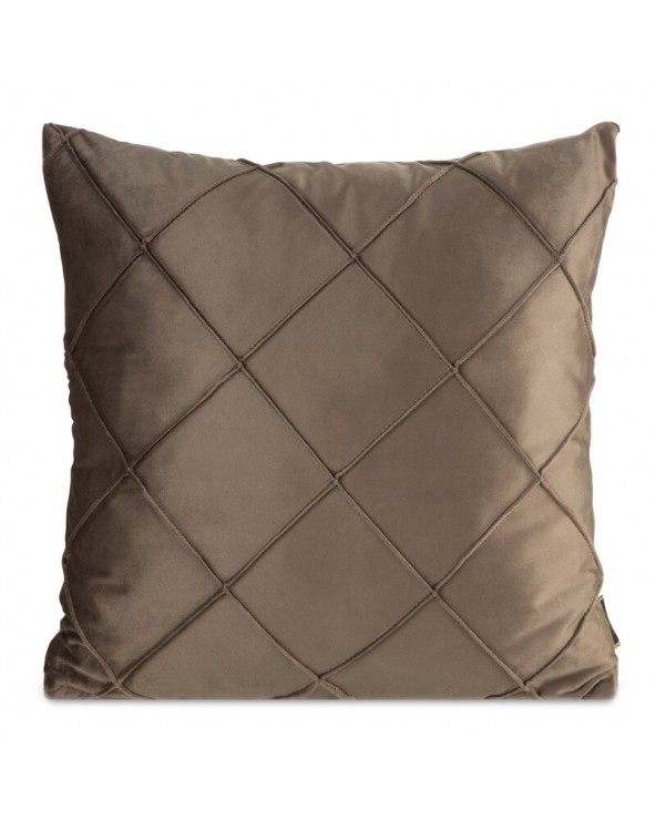 Poszewka velvet 45x45 Nala 2 ciemnobeżowa Eurofirany