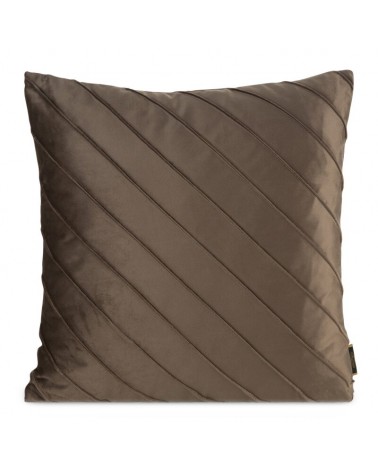 Poszewka velvet 45x45 Nala 3 ciemnobeżowa Eurofirany