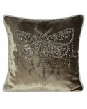 Poszewka velvet 40x40 Royal 8 ciemnobeżowa Eurofirany