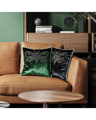 Poszewka velvet 40x40 Royal 8 ciemnobeżowa Eurofirany