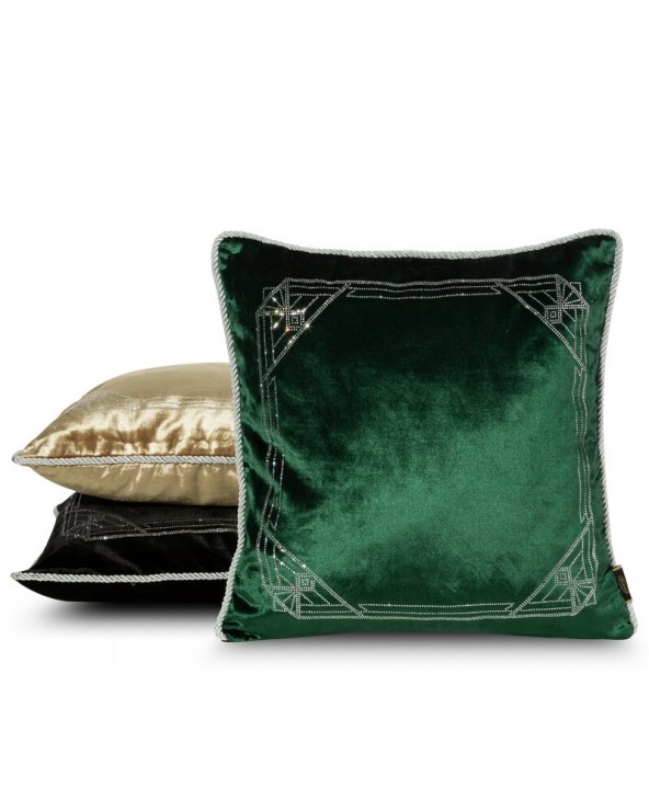 Poszewka velvet 40x40 Royal 9 ciemnozielona Eurofirany