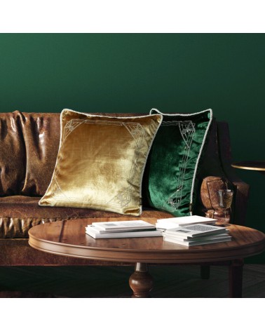 Poszewka velvet 40x40 Royal 9 ciemnozielona Eurofirany