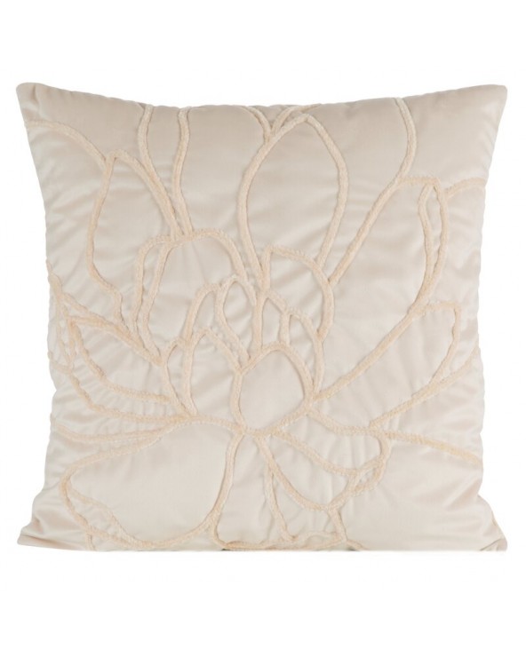 Poszewka velvet 45x45 Sandi kremowa Eurofirany