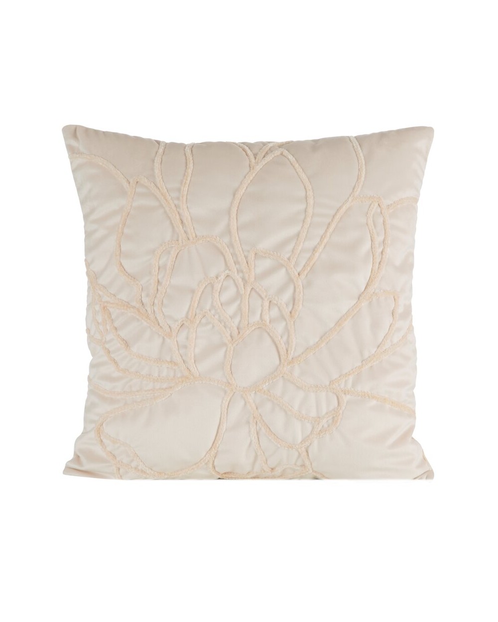 Poszewka velvet 45x45 Sandi kremowa Eurofirany
