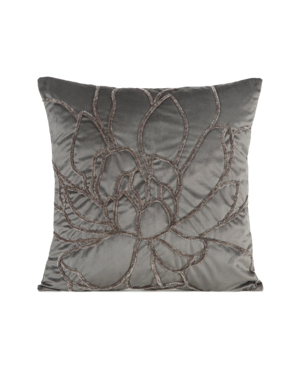 Poszewka velvet 45x45 Sandi stalowa Eurofirany