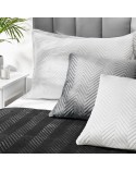 Poszewka velvet 50x70 Sofia biała Eurofirany