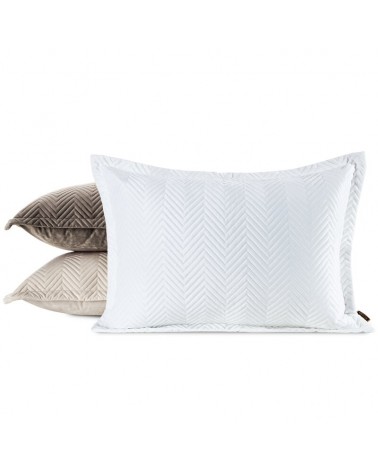 Poszewka velvet 50x70 Sofia beżowa Eurofirany