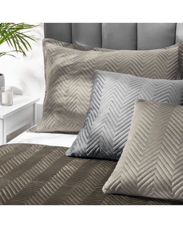 Poszewka velvet 50x70 Sofia beżowa Eurofirany