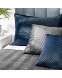Poszewka velvet 50x70 Sofia granatowa Eurofirany
