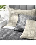 Poszewka velvet 50x70 Sofia kremowa Eurofirany