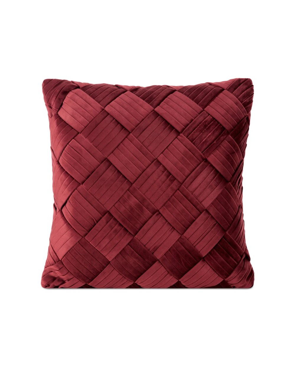 Poszewka velvet 50x70 Sofia bordowa Eurofirany