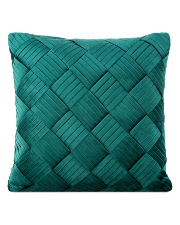 Poszewka velvet 50x70 Sofia ciemnomiętowa Eurofirany