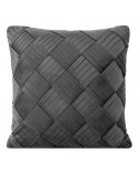 Poszewka velvet 50x70 Sofia stalowa Eurofirany