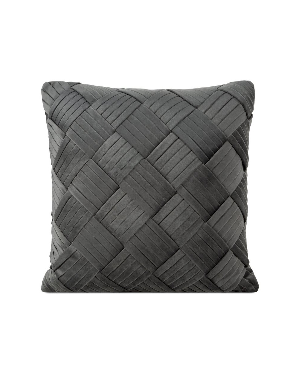 Poszewka velvet 50x70 Sofia stalowa Eurofirany