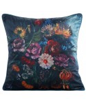 Poszewka velvet 45x45 Velvet 112 granatowa/różowa Eurofirany