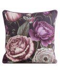 Poszewka velvet 45x45 Velvet 119 fioletowa/zielona Eurofirany