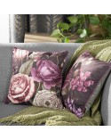 Poszewka velvet 45x45 Velvet 119 fioletowa/zielona Eurofirany