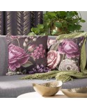 Poszewka velvet 45x45 Velvet 120 fioletowa/zielona Eurofirany