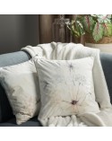 Poszewka velvet 45x45 Velvet 127 kremowa/beżowa Eurofirany