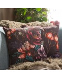 Poszewka velvet 45x45 Velvet 129 ceglasta/turkusowa Eurofirany