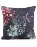Poszewka velvet 45x45 Velvet 131 bordowa/zielona Eurofirany