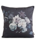 Poszewka velvet 45x45 Velvet 133 czarna/fioletowa Eurofirany