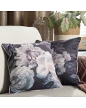 Poszewka velvet 45x45 Velvet 134 fioletowa/czarna Eurofirany