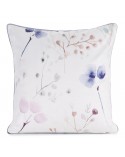 Poszewka velvet 45x45 Velvet 150 biała/niebieska Eurofirany