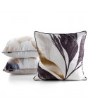 Poszewka velvet 45x45 Velvet 167 biała/czarna Eurofirany