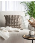 Poszewka velvet 45x45 Velvet 193C biała Eurofirany